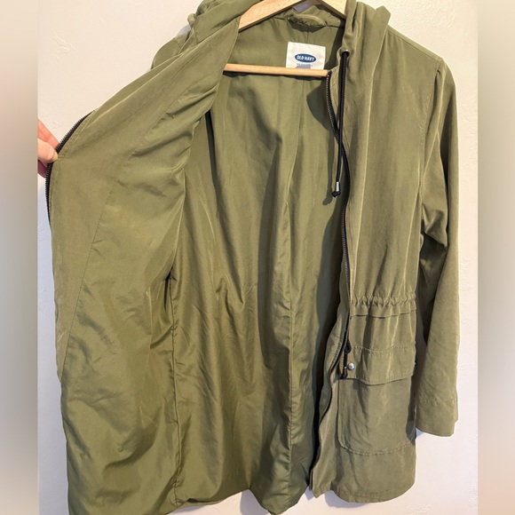 Olive Green Women's Utility Lightweight Jacket by Old Navy Size Small Outdoor - Picture 9 of 13